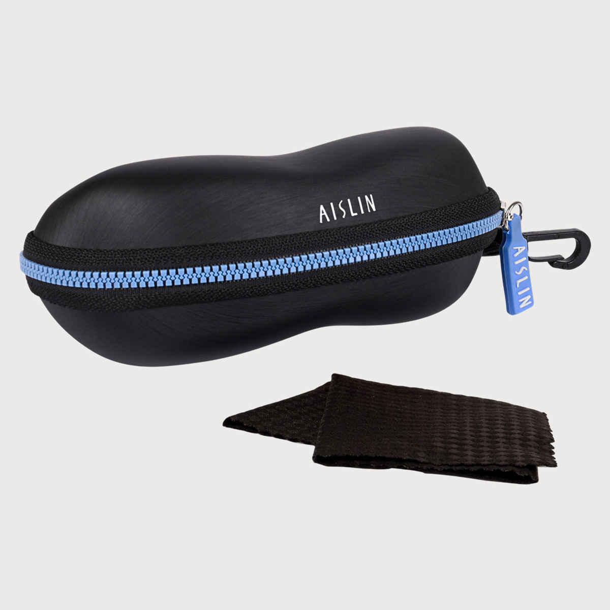 AISLIN Unisex Wrap-around Sunglasses | Black - Large