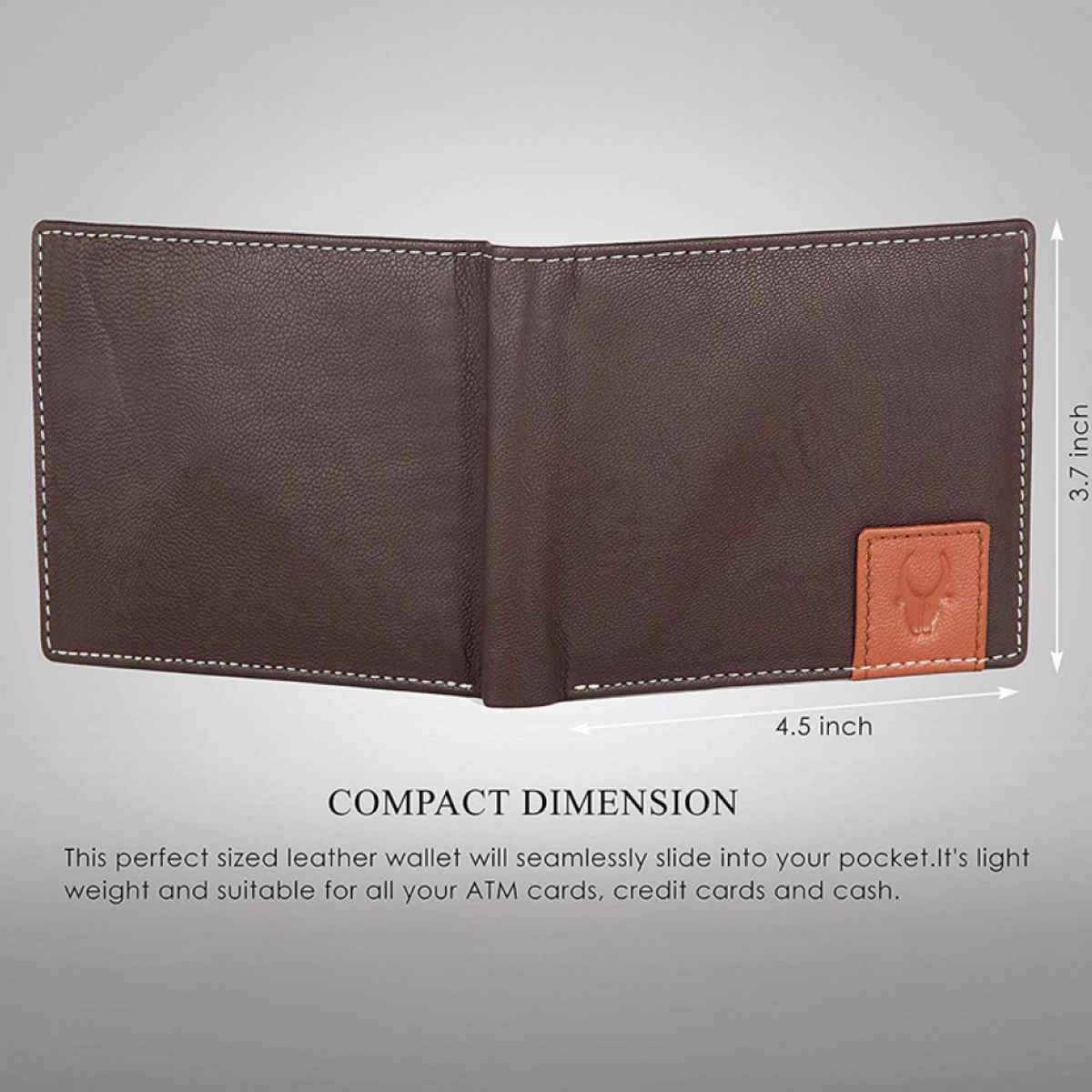 Wildhorn Men's Genuine Leather Bi-fold Wallet | Brown