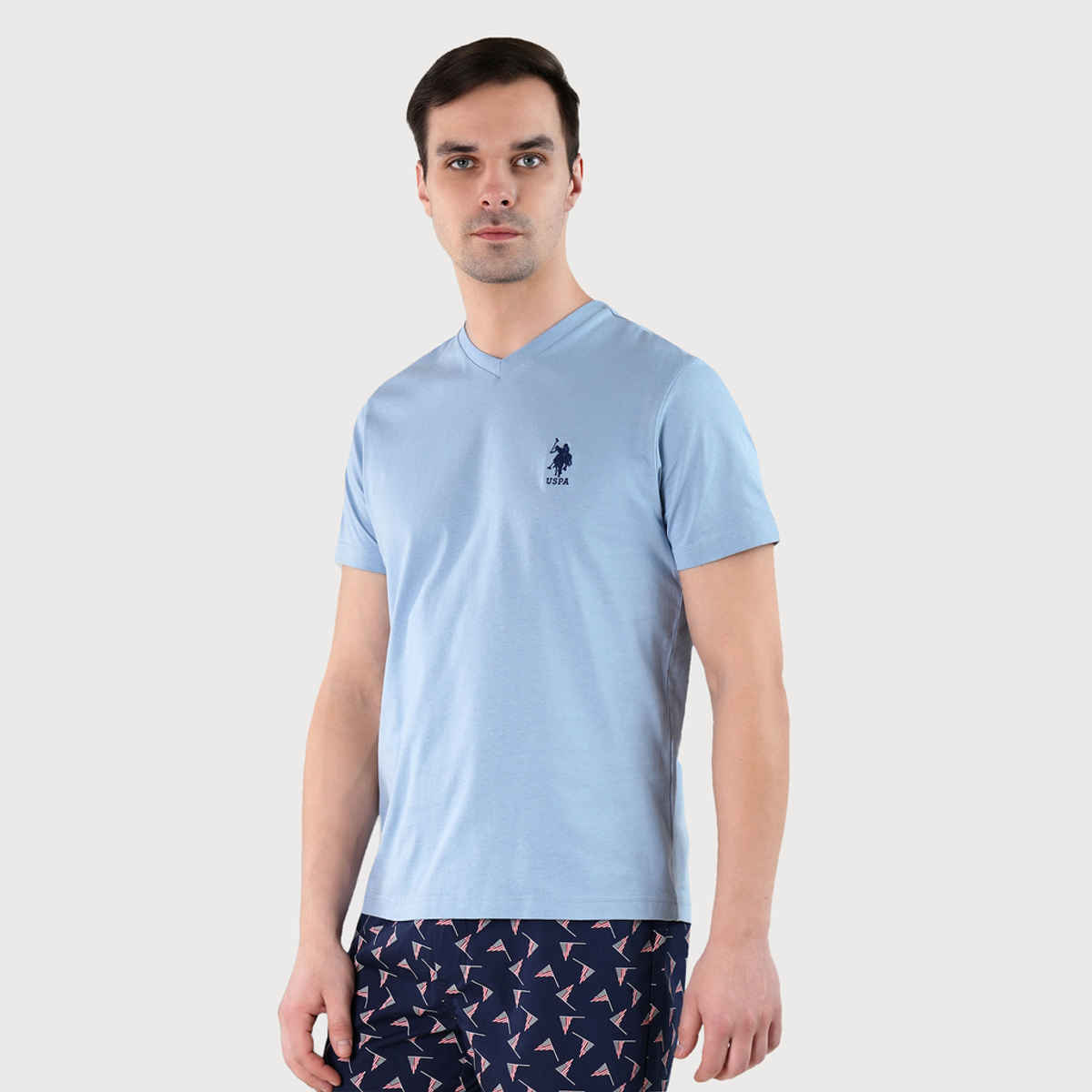 U.S. Polo Assn. | T-Shirts | M | Pack of 1 | Blue