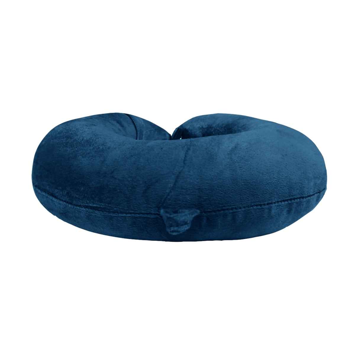 Billebon Unisex Fiber Neck Pillow | Navy Blue - One Size