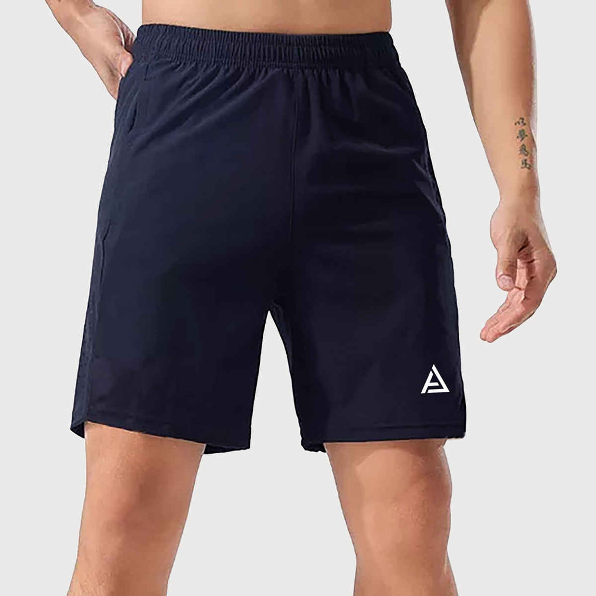 Avolt Men's Regular Fit Shorts Super Comfortable Half Pants AVS401 (NAVY) Dark Blue | L