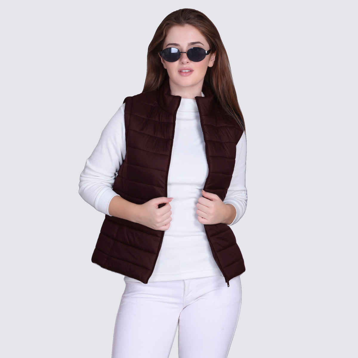 WESTCREW Women's Lightweight Sleeveless Jacket | WC-0084wine| Wine - XL