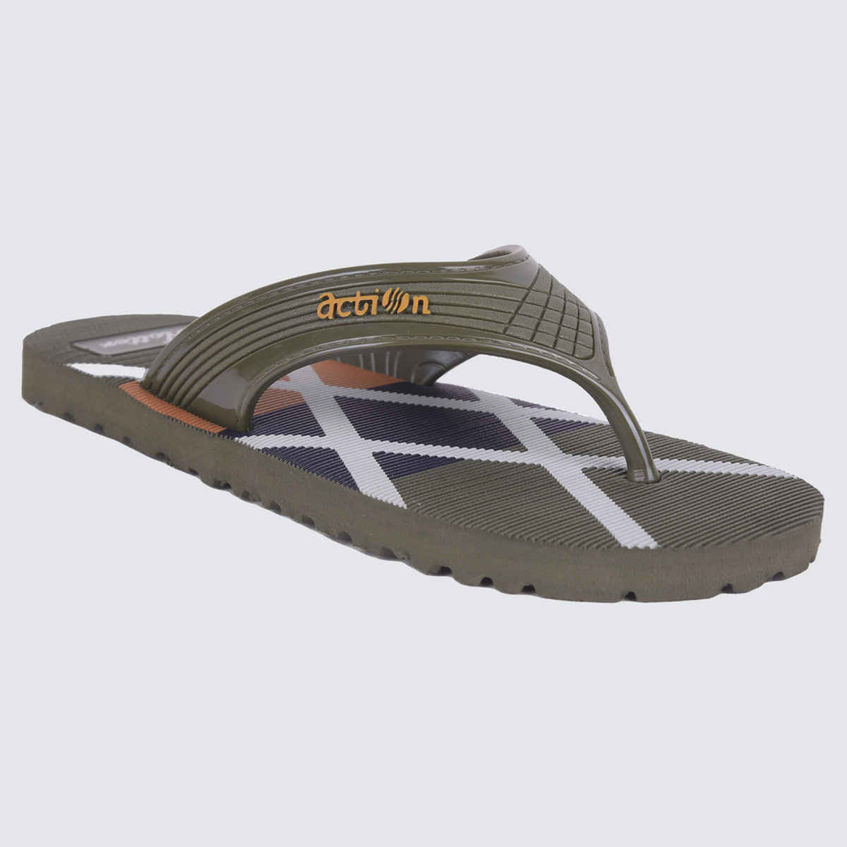 Action Men's Gfl-3825 Slippers | Evening Walk | Bathroom | Room Slippers | Mint Green - UK 10