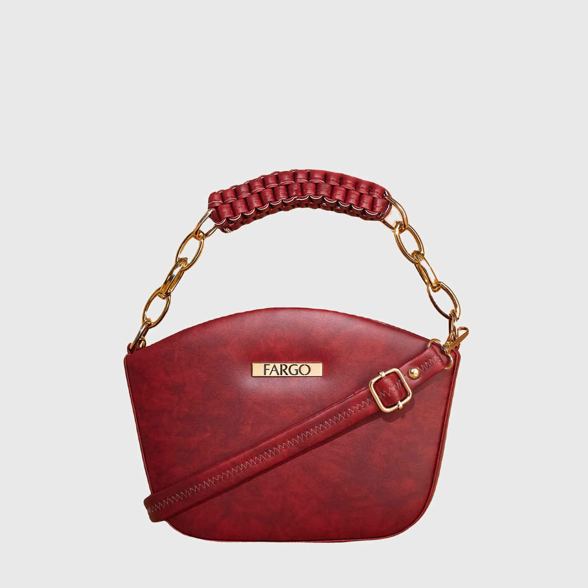 Fargo Womens Stylish Maroon Sling Bag | FGO-763