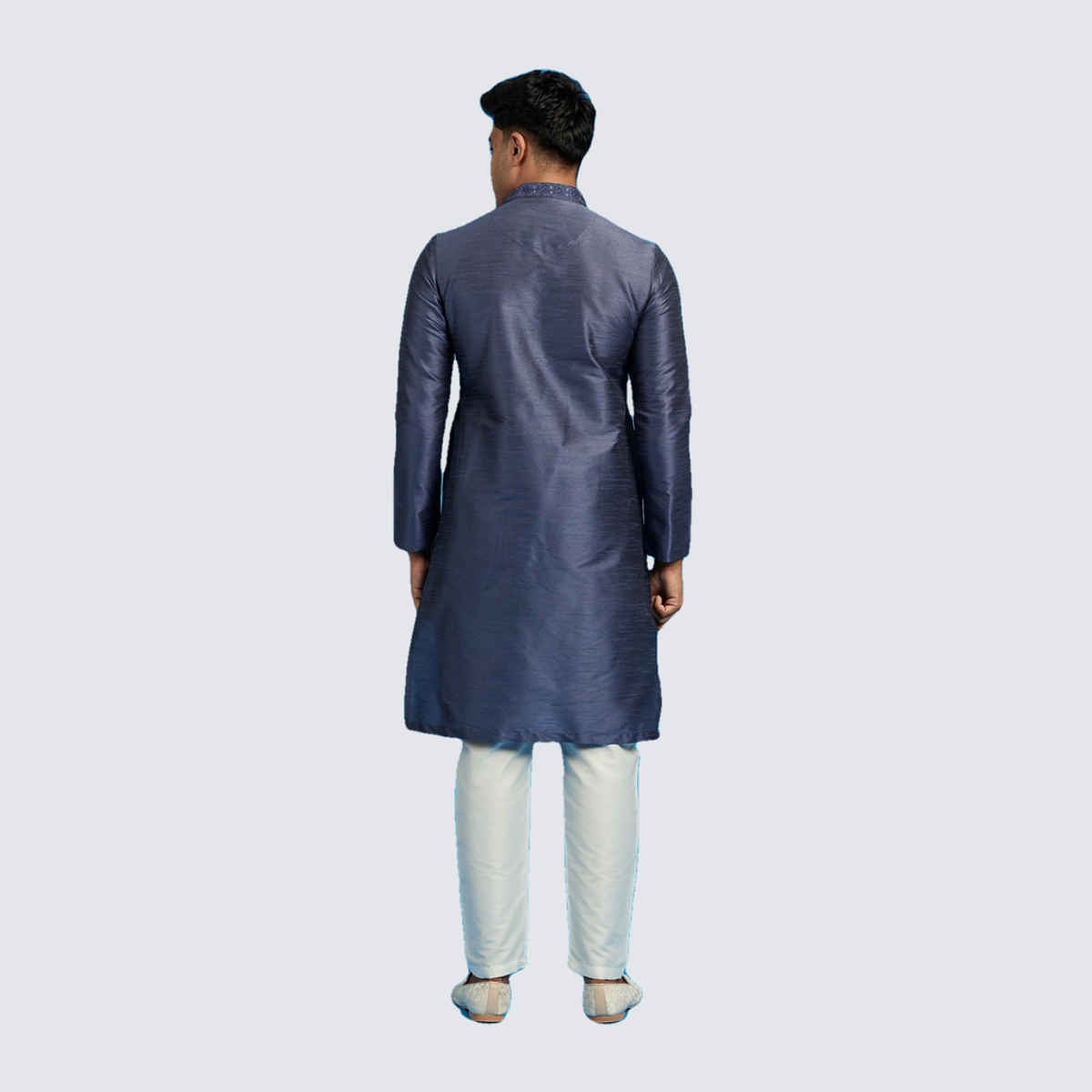 Diwas By Mayavar Men's Skyline Kurta | Radiant Dark Blue - XL