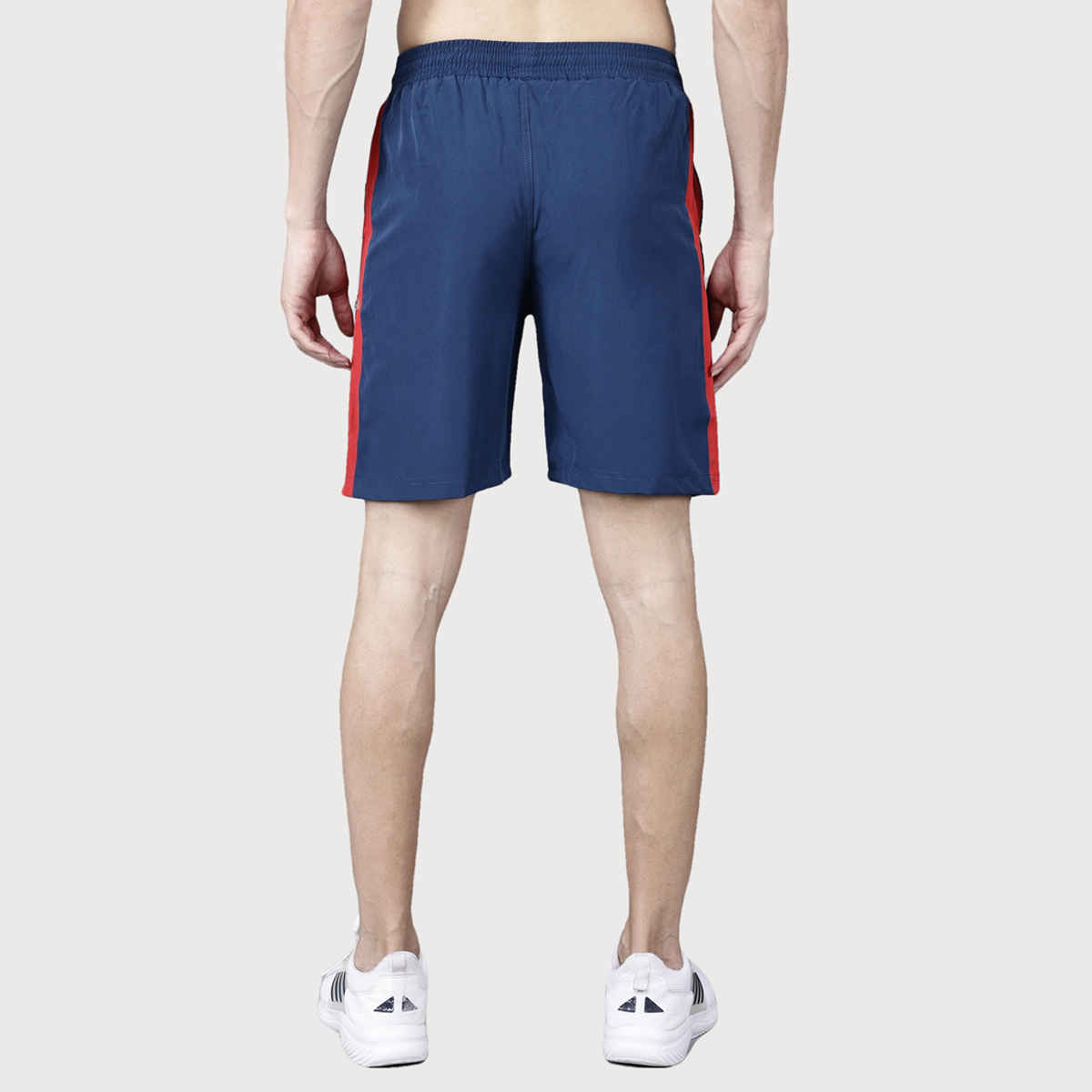 Texfro Men's Solid Knee Length Sports & Regular Shorts with Side Pockets - Blue | M