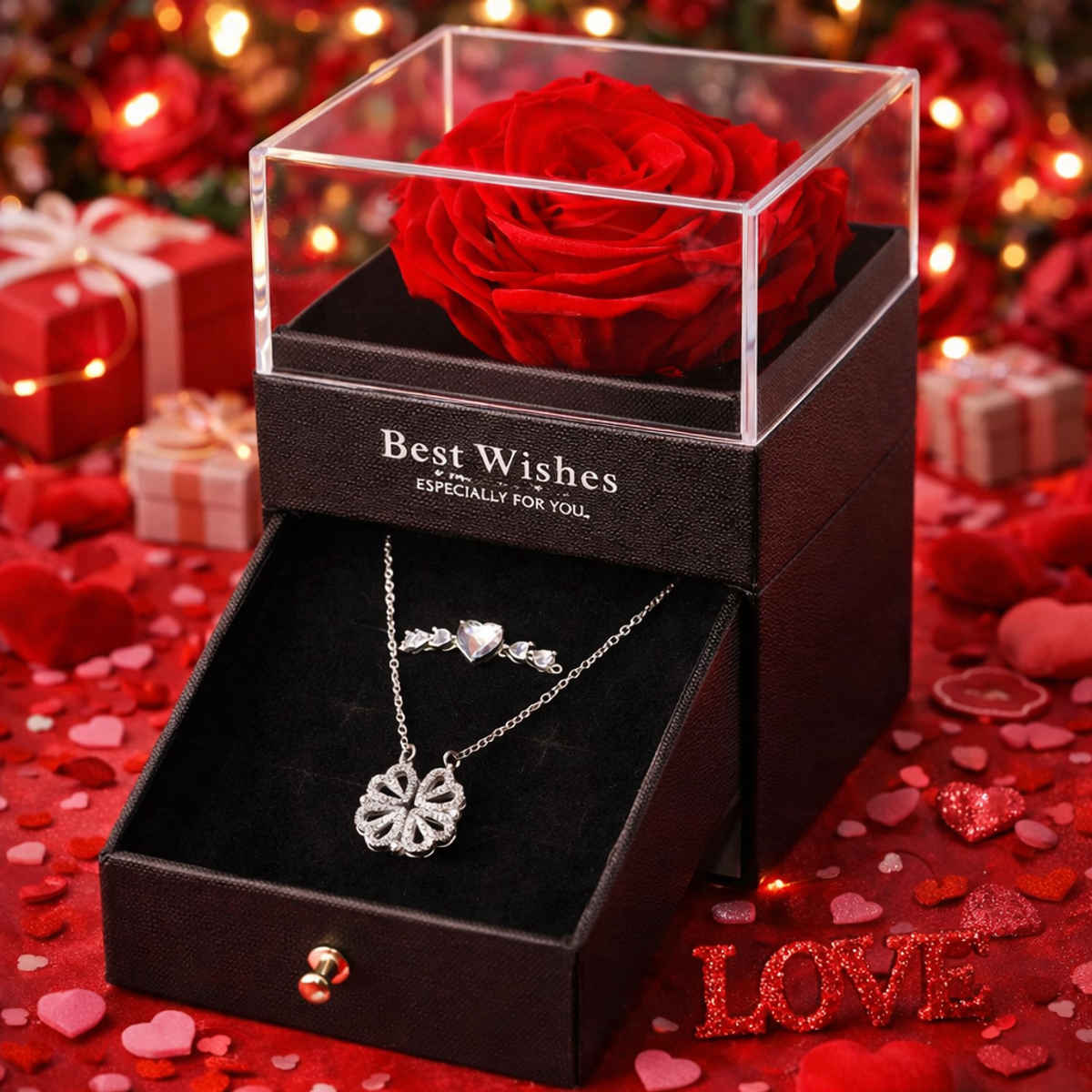 Beautynx Red Rose Jewellery Surprise BNX-GF-00070 | Mother's Day