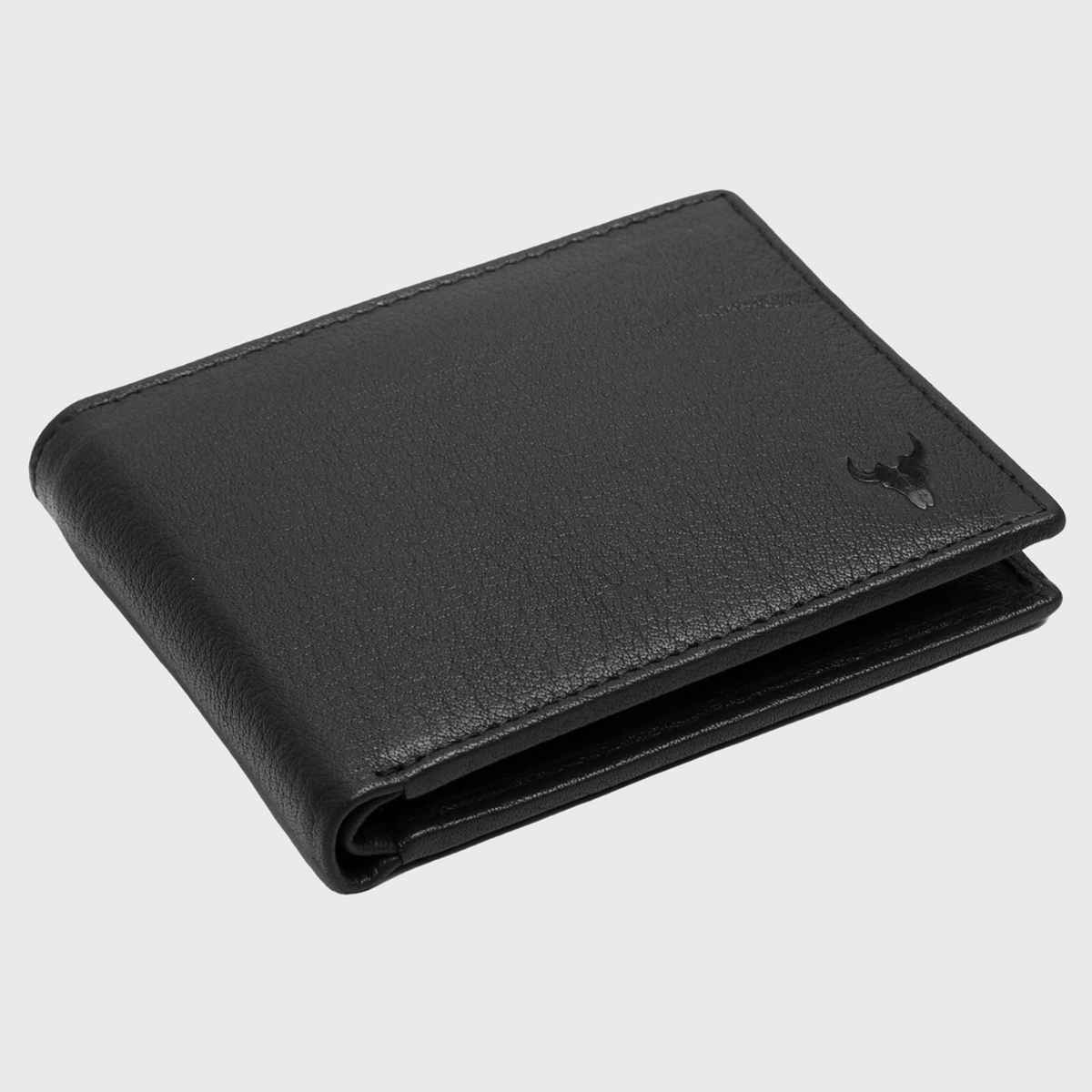Wildhorn Men's Genuine Leather Bi-fold Wallet | Black
