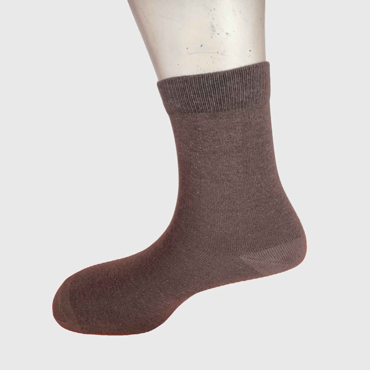 Freecultr Unisex Solid Cotton Mid-Calf/Crew Socks | Cadbury - Free Size Combo