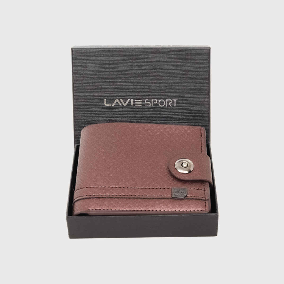 Lavie Sport Men's Richard Synthetic Leather Wallet | Biofold Wallet | Brown