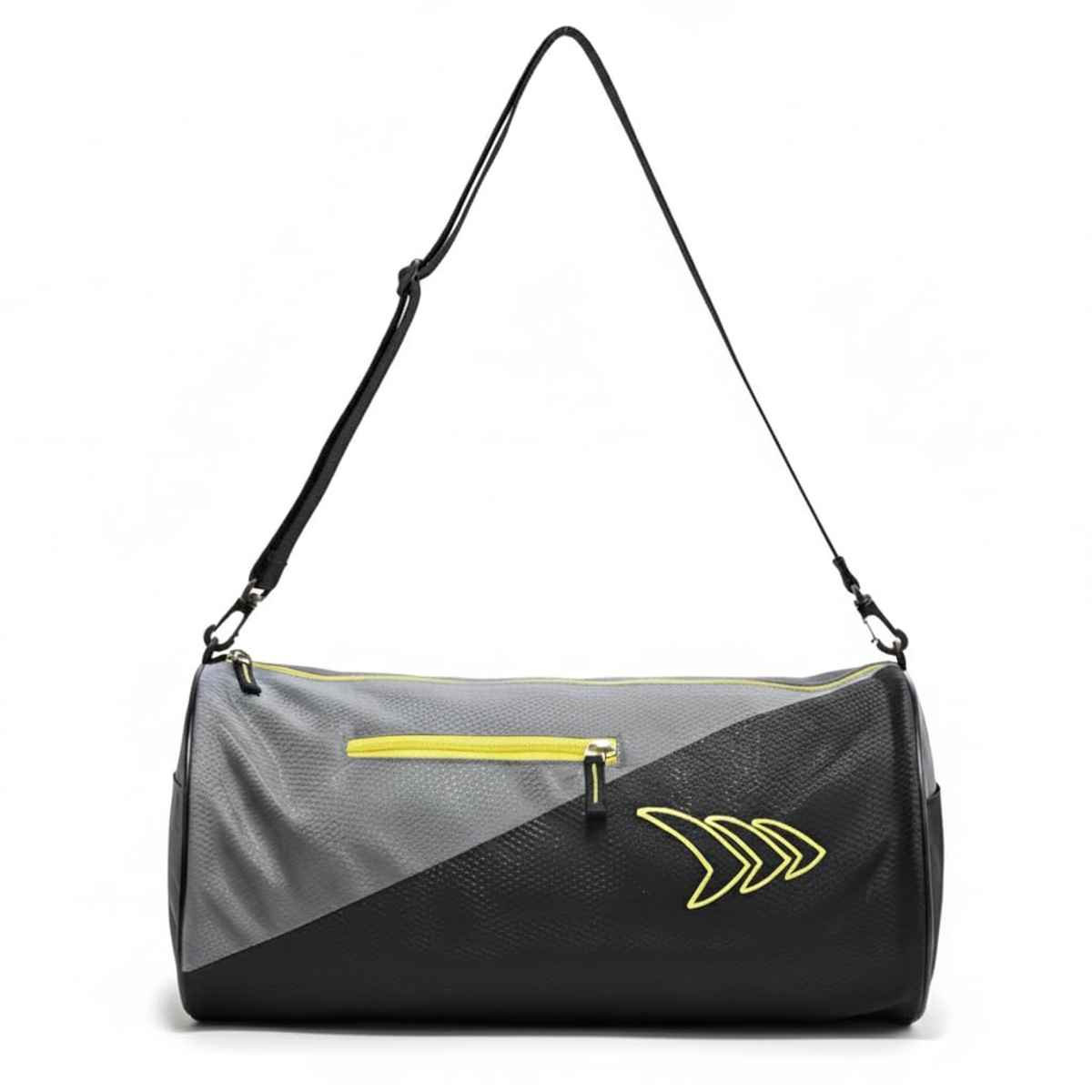 Mayor Duffle Gym Bag with Side Pocket Sports Bag Travel Bag for Men and Women | Yellow and Black