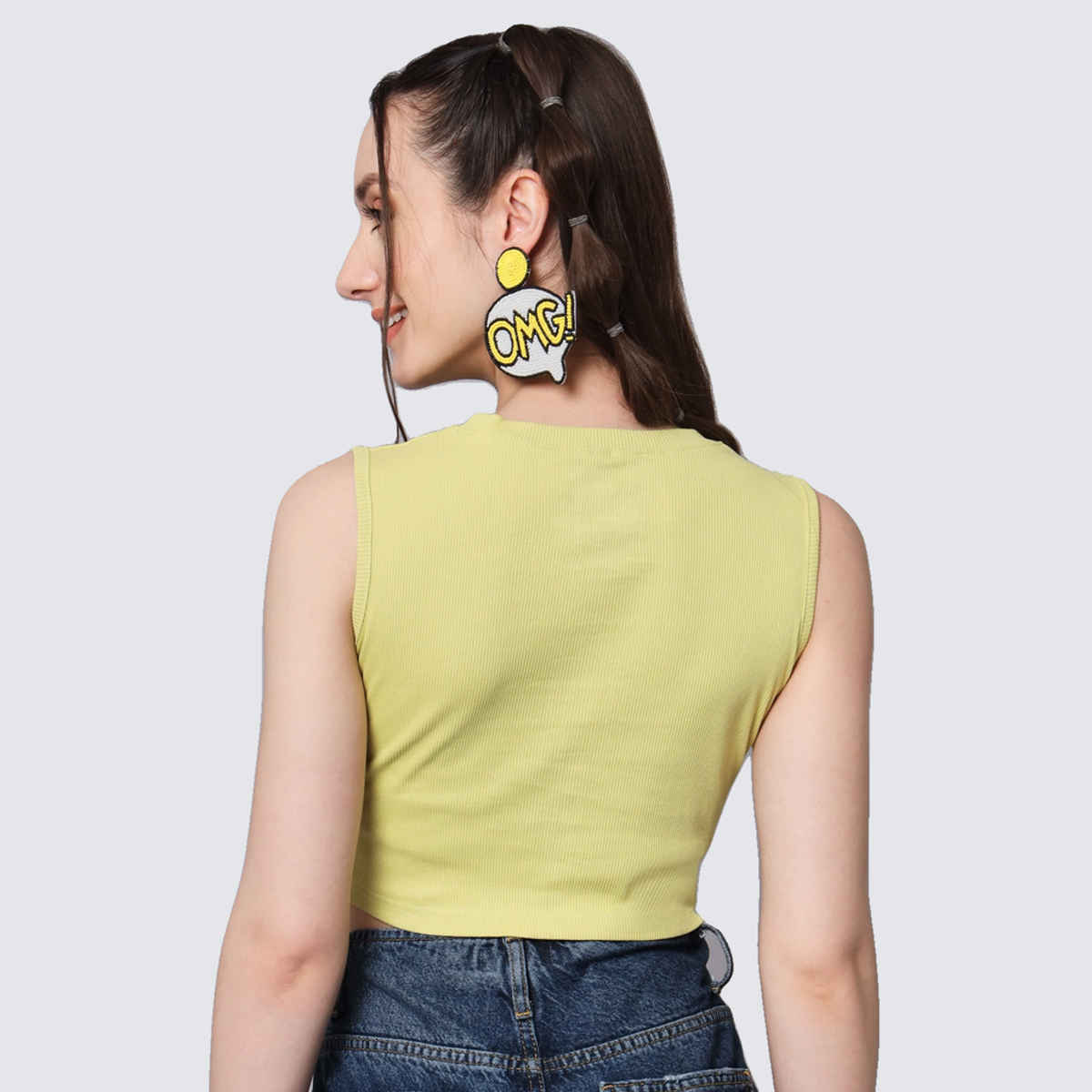 The Dry State Women's Light Green Tops WTOP | 1266A | M