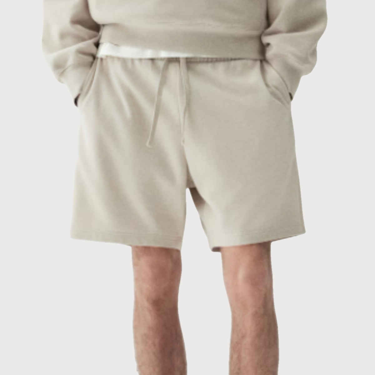 EQL Men's Pure Cotton Shorts | Beige - M