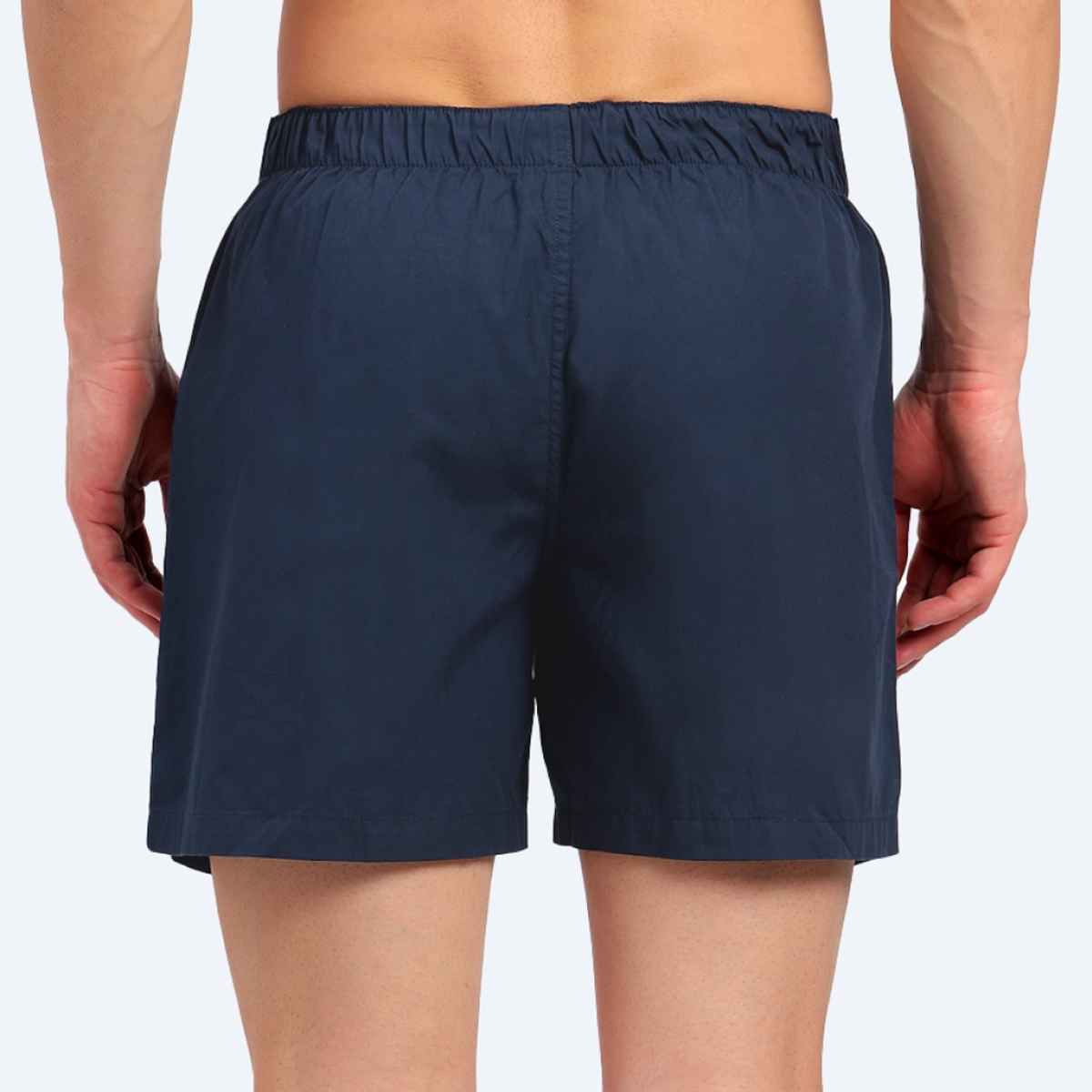 Freecultr Men s Silky Soft | All Day Boxer Shorts with Dual Deep Side Pocket | Blue - S