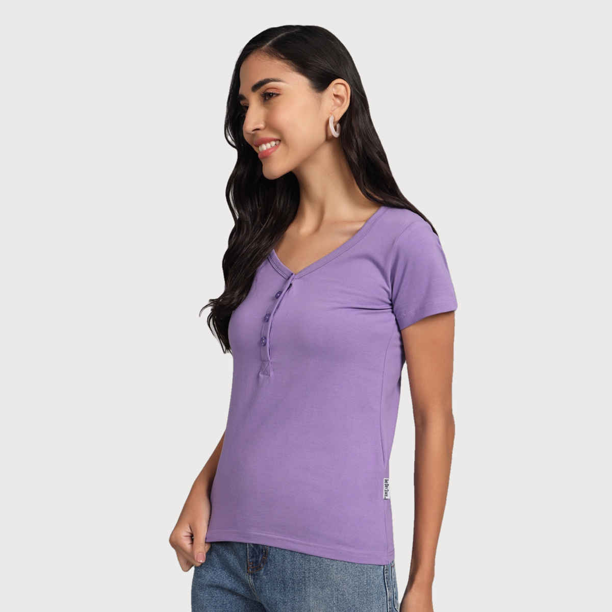 The Dry State Women's Lavender T-shirts WTSH | 1627A | M
