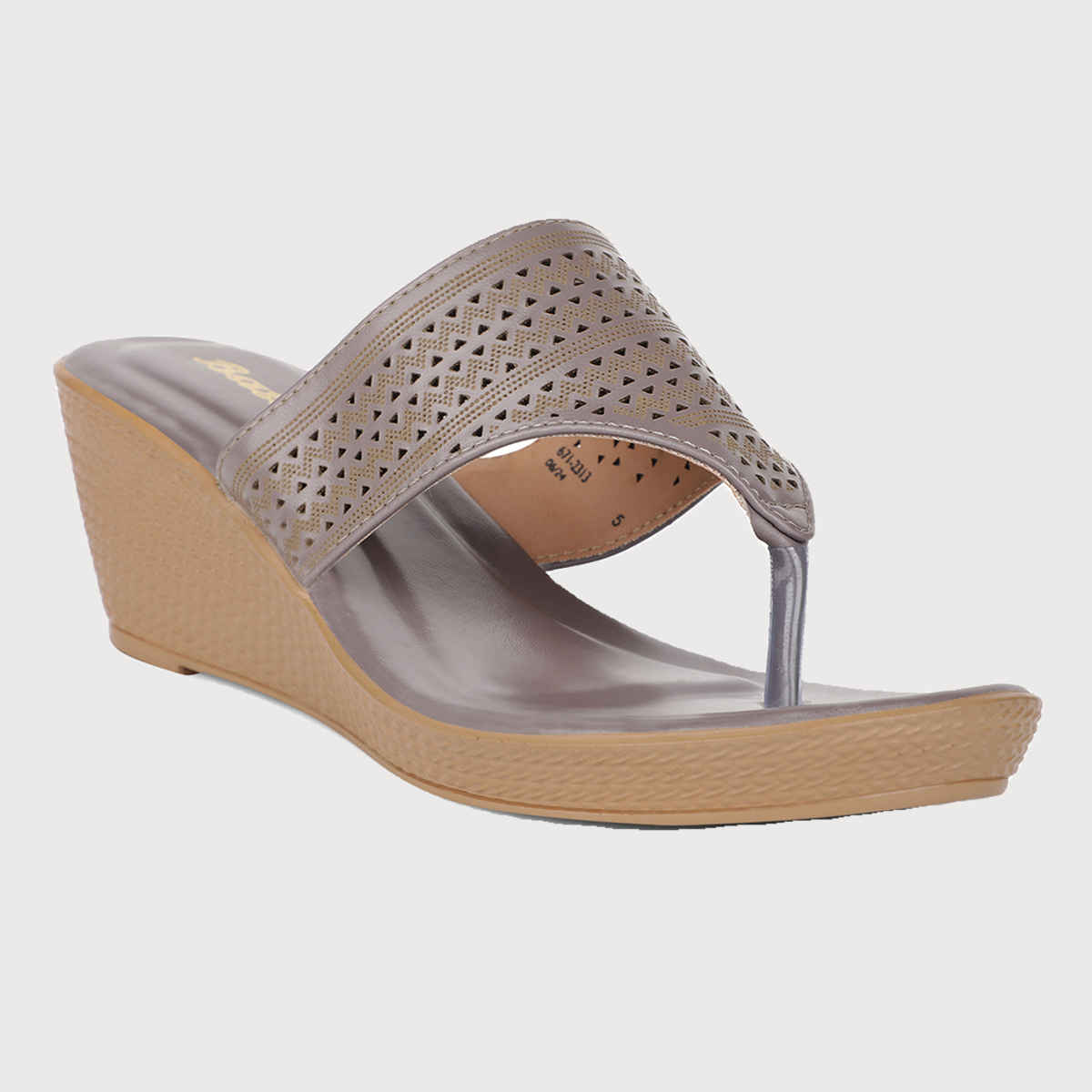 Bata Gunmetal Thong For Women - 3