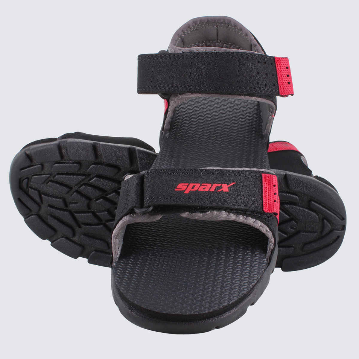 Sparx Sandal SS-109 Black & Red For Men - 8