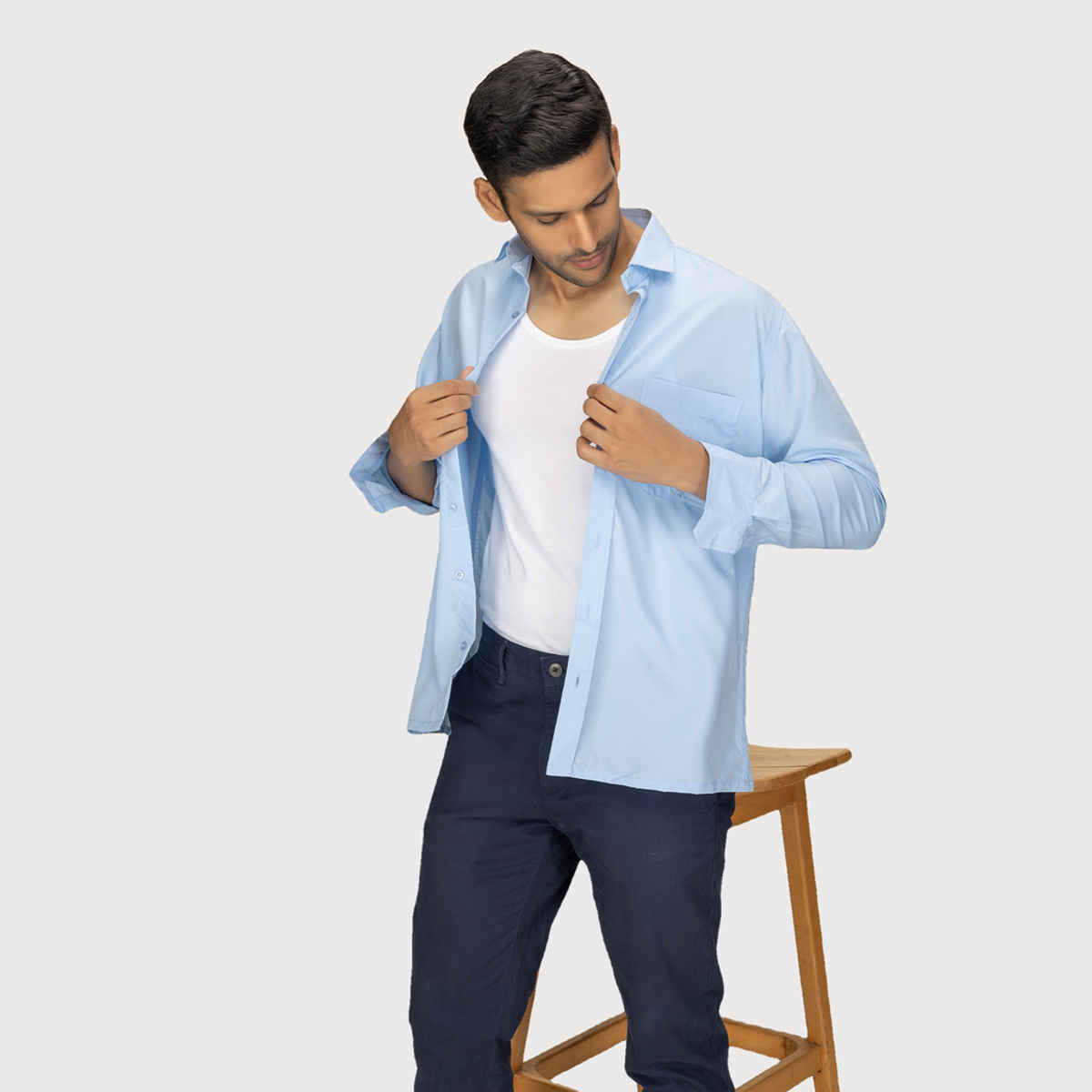 XYXX Men's Cotton Solid Vests Pack of 2, Polar White| XL