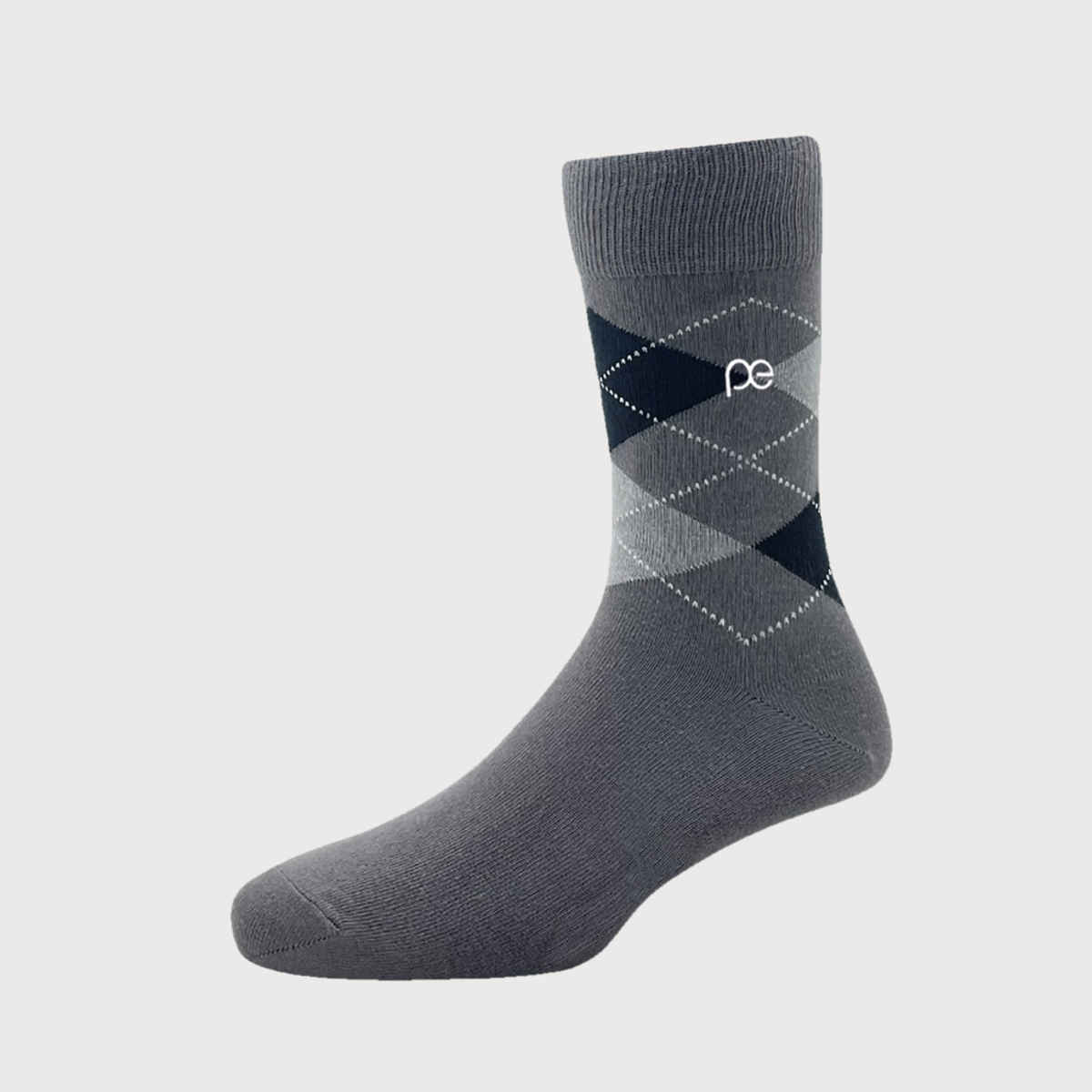 Peter England Men's Patterned Cotton Socks | Assorted - Free Size
