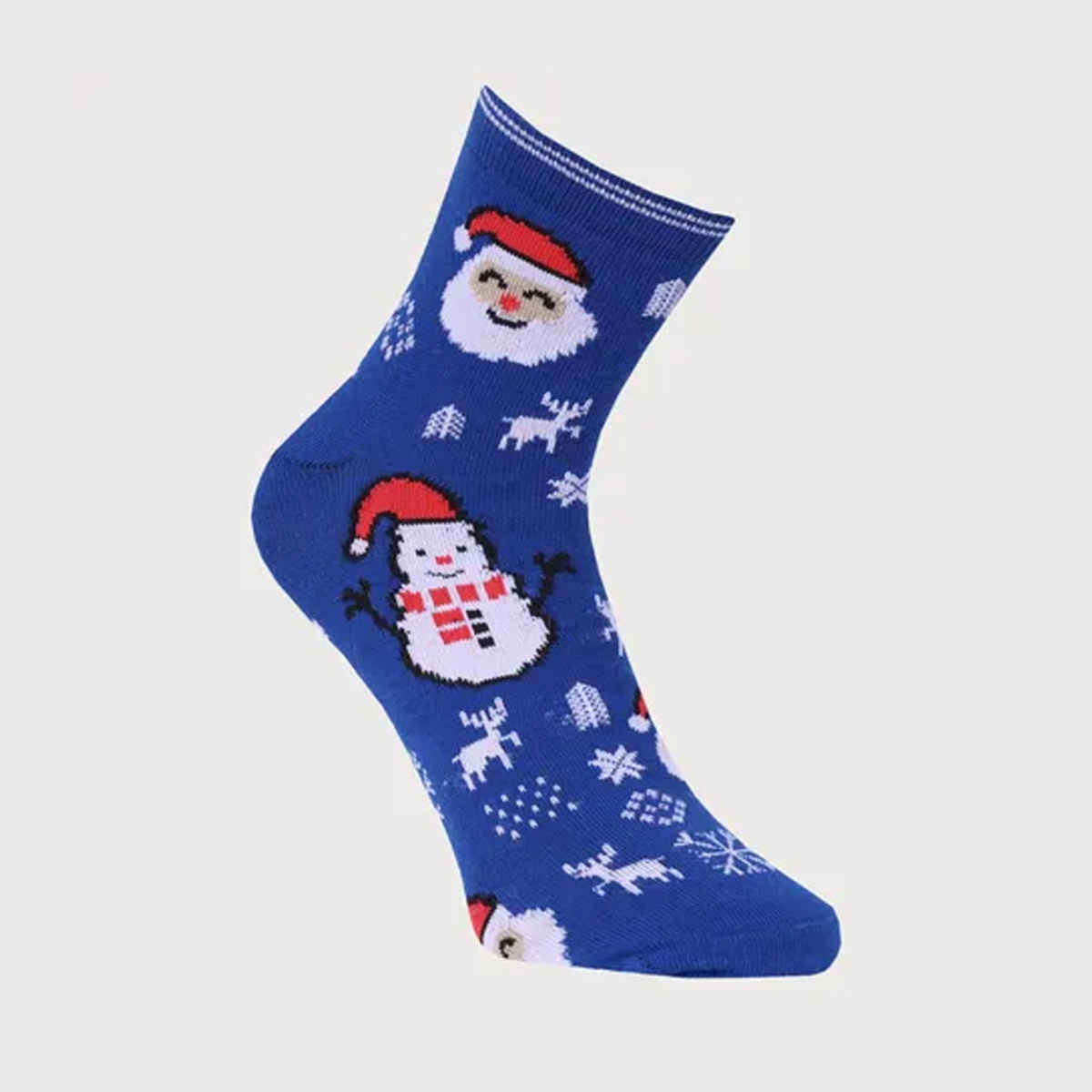 Beyond Unisex Combed Cotton Ankle Socks | Royal Blue - Free Size