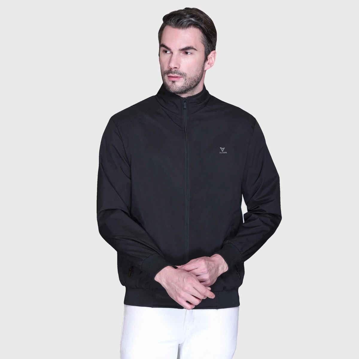 Fort Collins Men's Windbreaker Jacket | Black - M