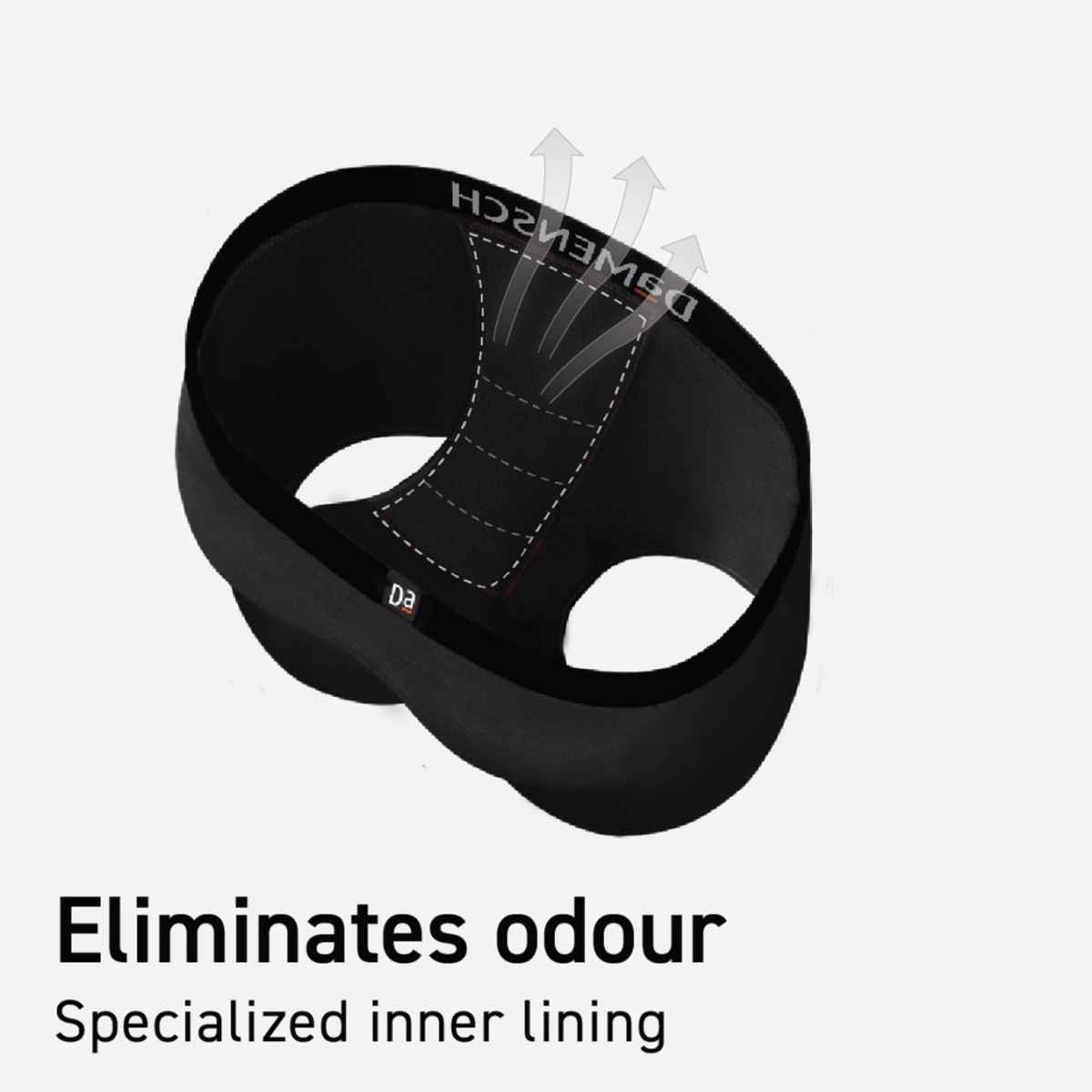 DaMENSCH Men's Premium Cotton Trunks | Black and Navy - M