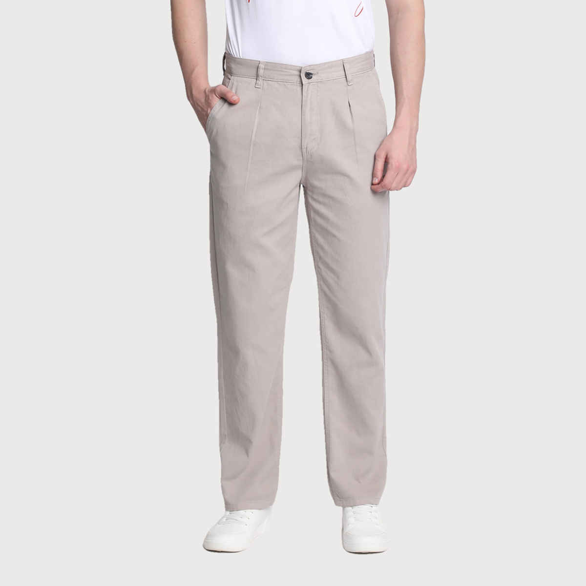 IVOC Men's Straight Fit Chino | Grey 34