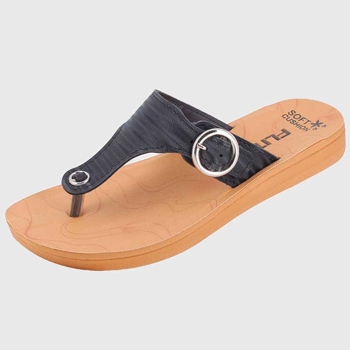 Flite Pu Slipper Pul 61 Black For Women Size-7