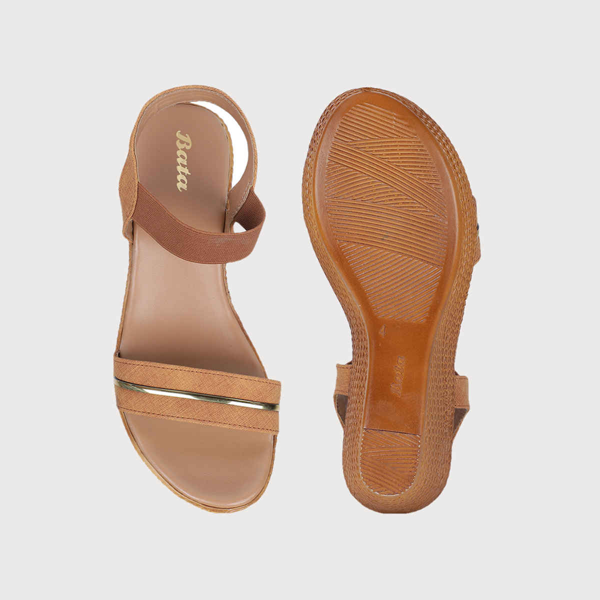 Bata Beige Heels For Women - 6