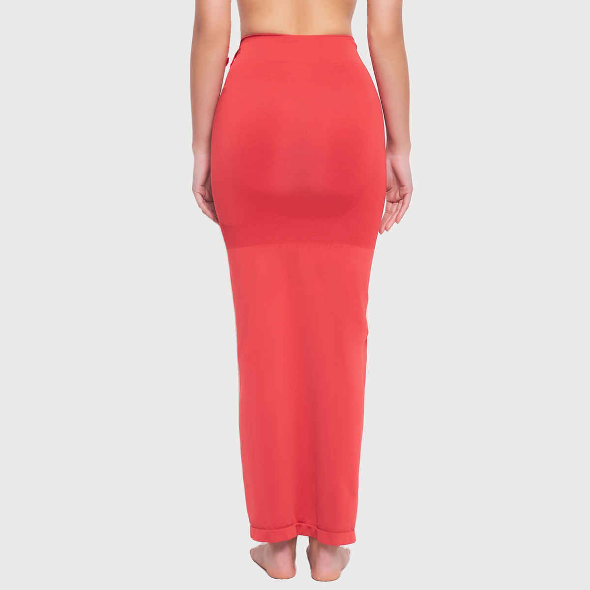 Clovia Saree Shapewear Petticoat With Drawstring (Red - Xxl)