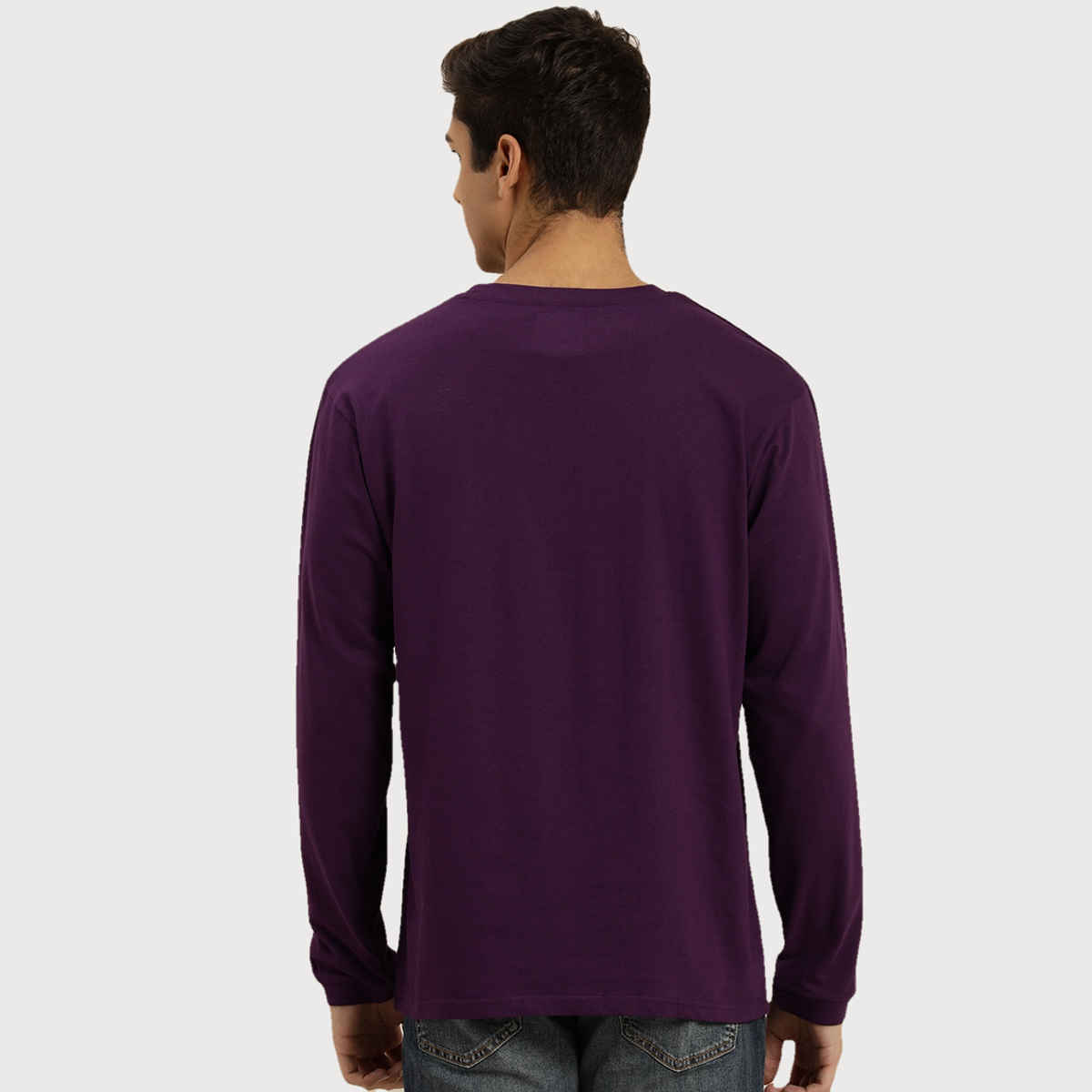 Dillinger Men's Solid Oversized T-shirt | Purple - XL