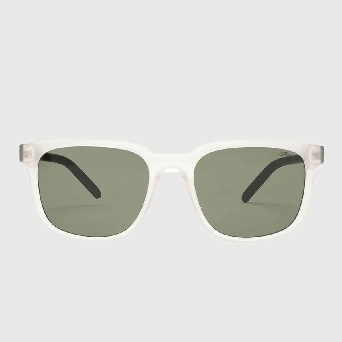 Specsmakers Unisex Solid Plastic Sunglasses | White - M