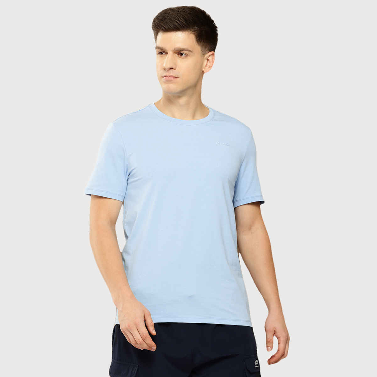 Alcis Men's Cotton Lycra Tee | Lapis Blue | XL