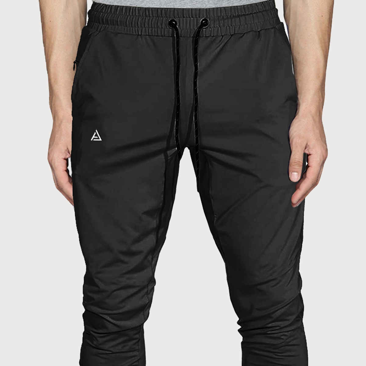 Avolt Men's Solid Regular Fit Track Pant | Black - S