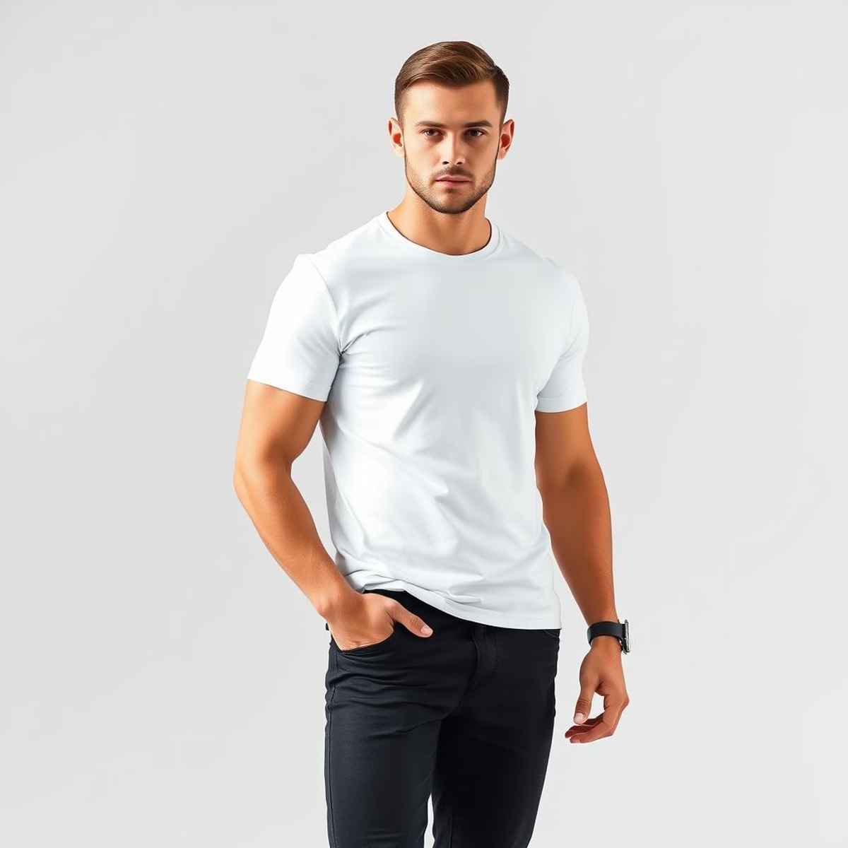 Outlaws Unisex Cotton Rich Colored Round Neck Half Sleeves T-shirt| White - S