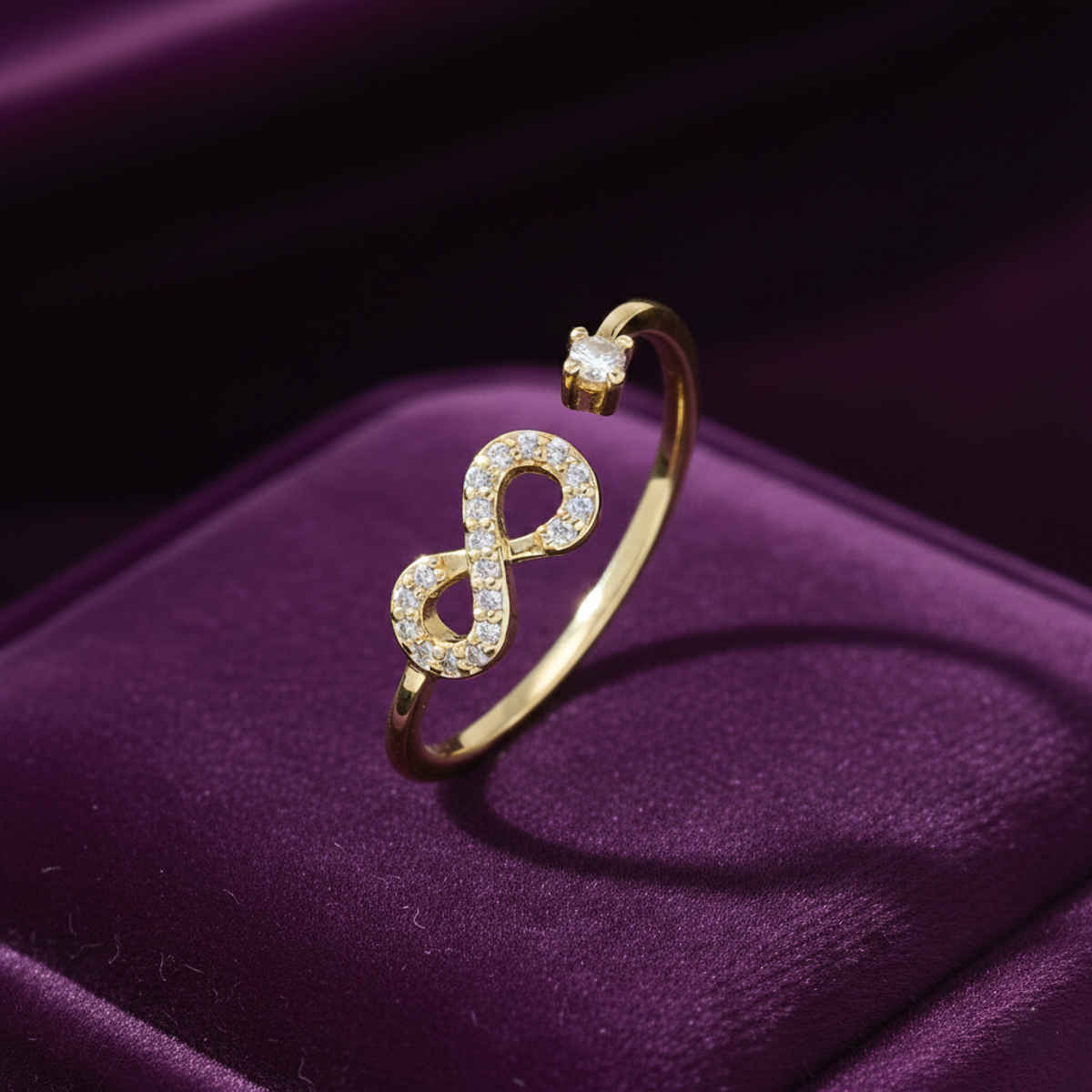 SALTY Infinity Love Necklace and Ear Cuff Jewellery Set