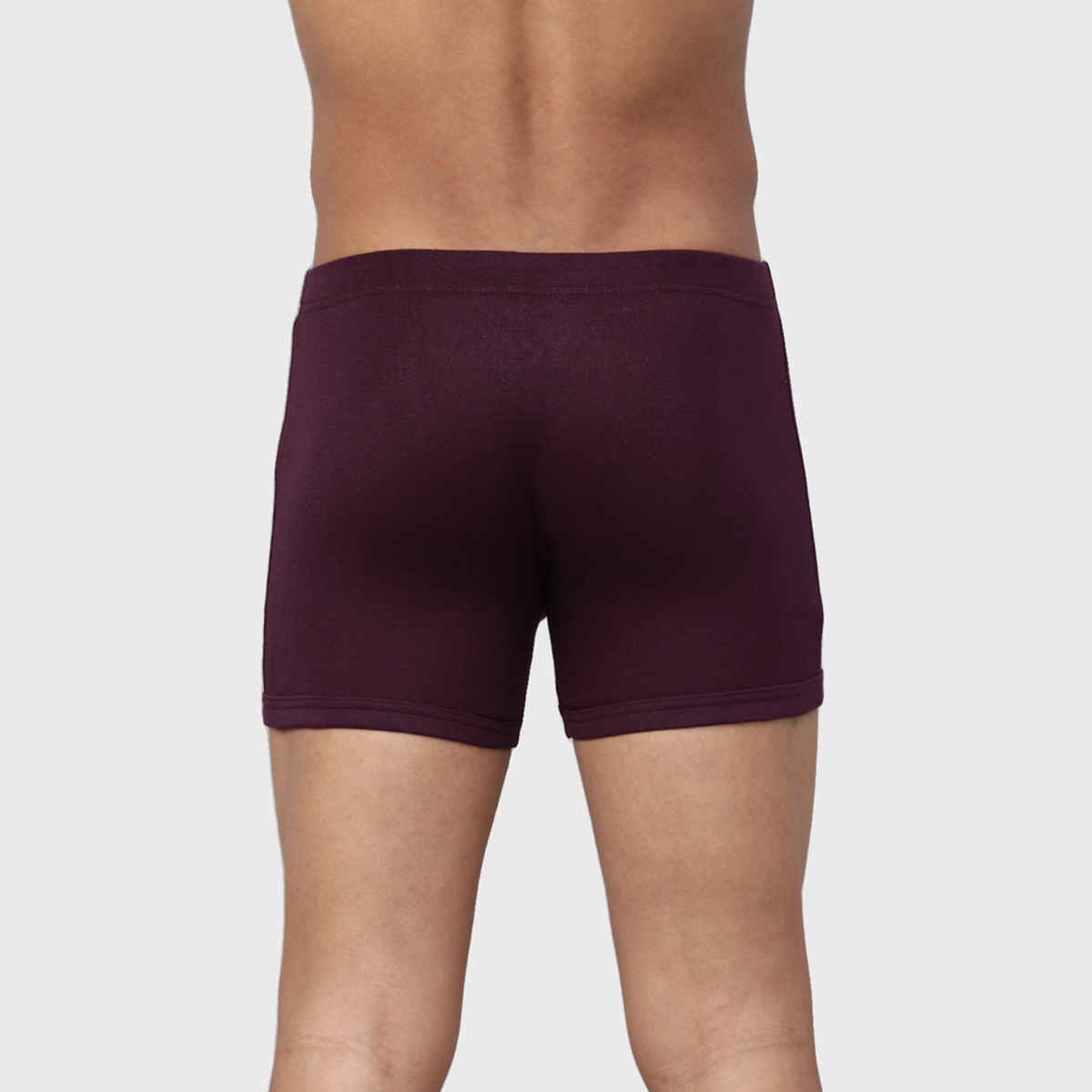 Levi's Men Pure Cotton Long Length Trunk | Ultrasoft Natural Hand Feel Waistband | Wine - L