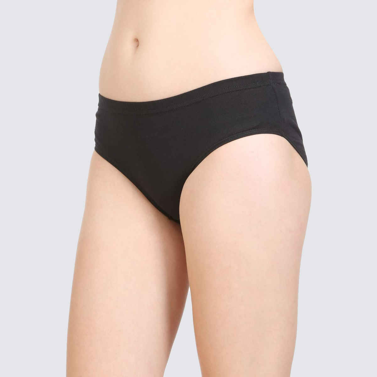 Bodycare Women Panty Plain Classic 100% Cotton Mid Rise | Assorted - S