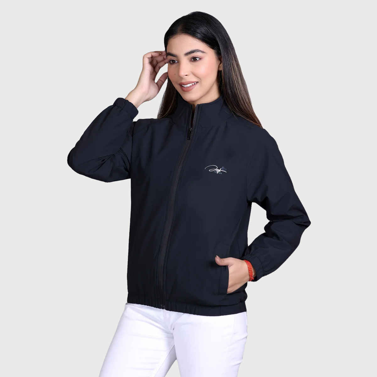 Fort Collins Women's Windbreaker Jacket | Black - L
