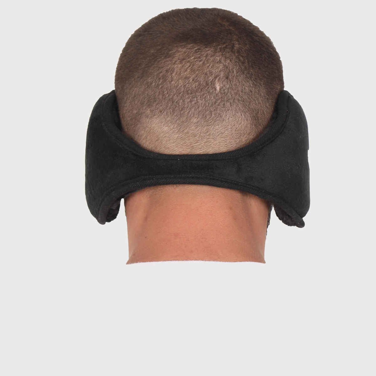 Fabseasons Men's Solid Faux Fur Winter Earmuffs | Black - Free Size