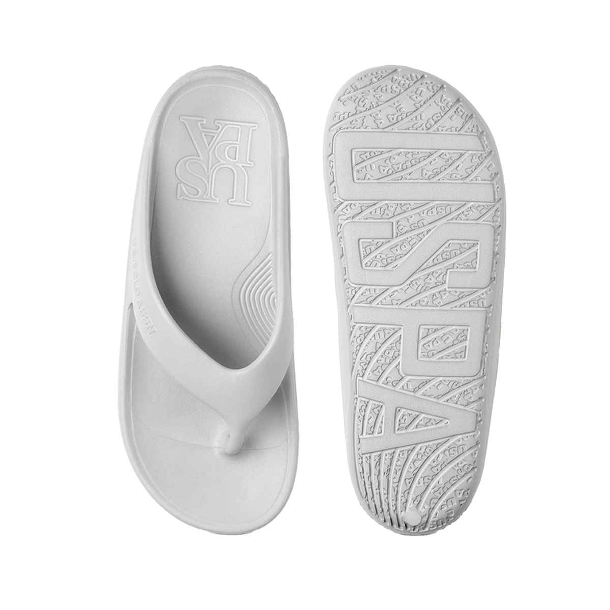 U.S. Polo Assn. | Men Axel 2.0 Solid Flip Flop | Grey | UK 10