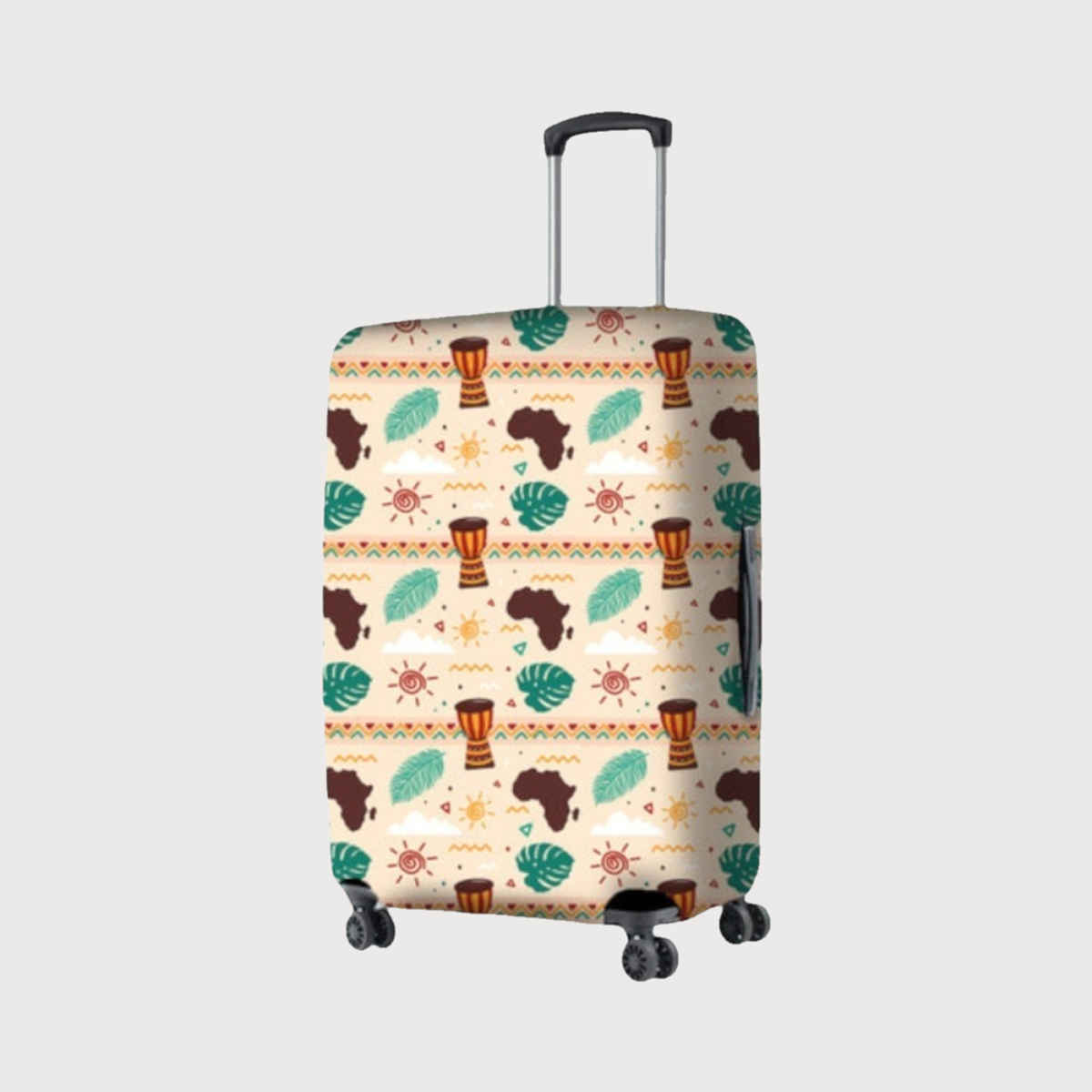 Nasher Miles Polyester Luggage Cover - 28 Inch- Coastel Melody