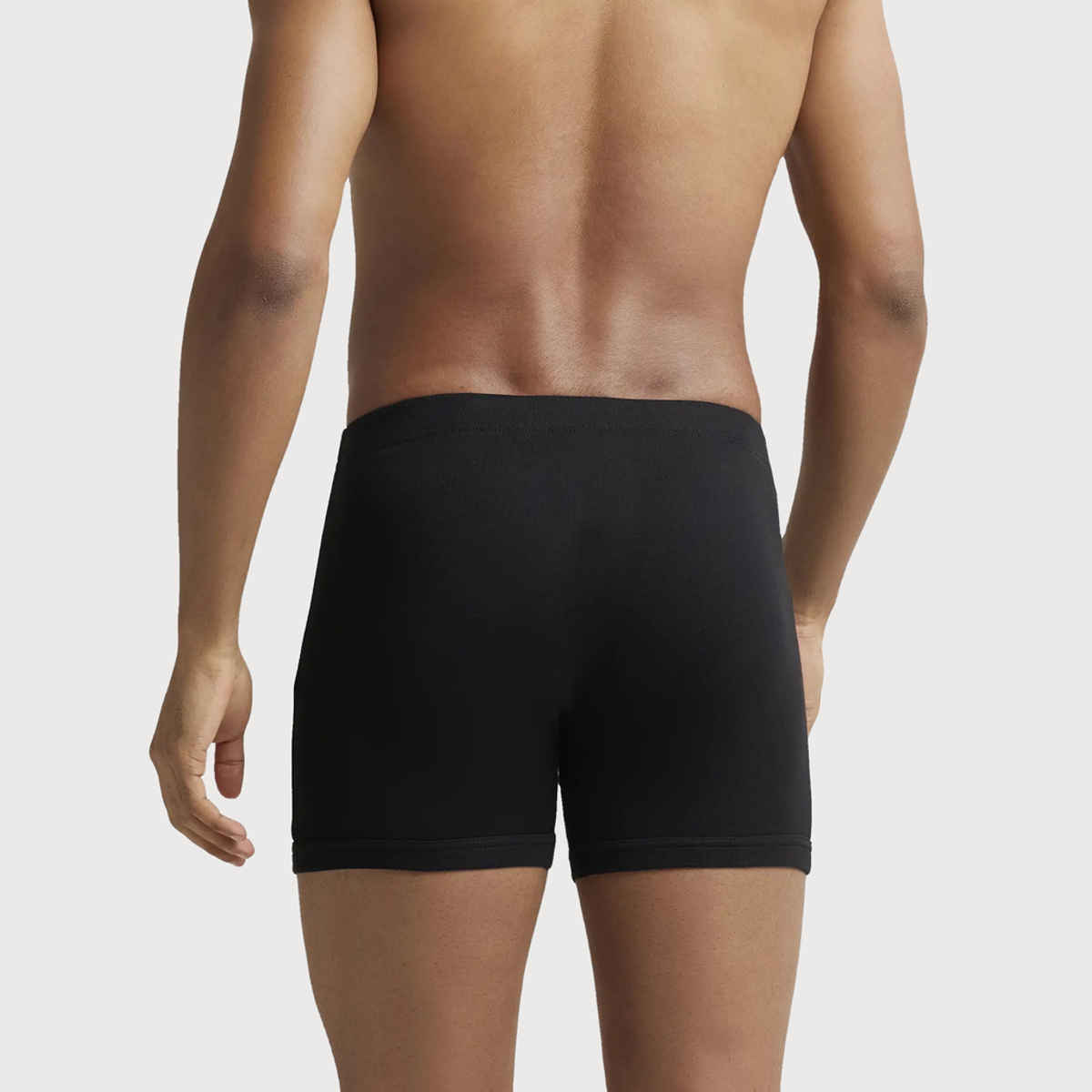 Jockey 8008 Men's Cotton Rib Underwear Solid Trunk|Ultrasoft Waistband | -S