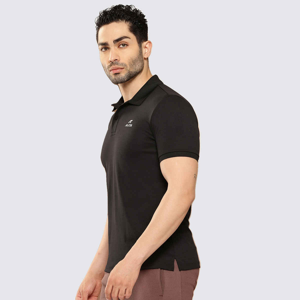 Alcis Men's Wonder Polo | Black | XL