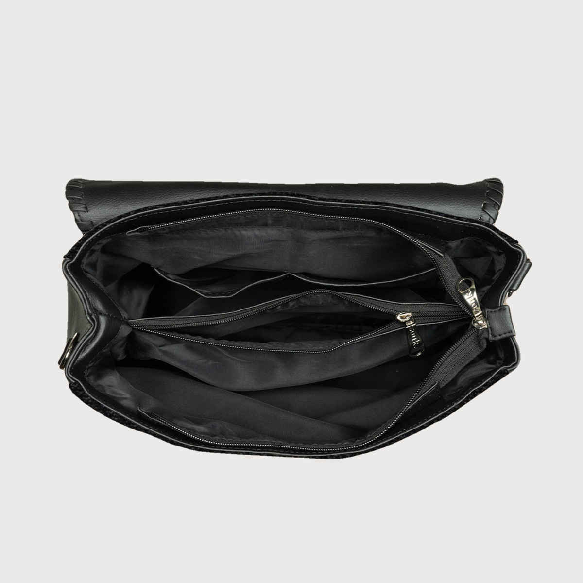 Zouk Women's Floral Vegan Leather 11.5 L Satchel | Multicolour - M