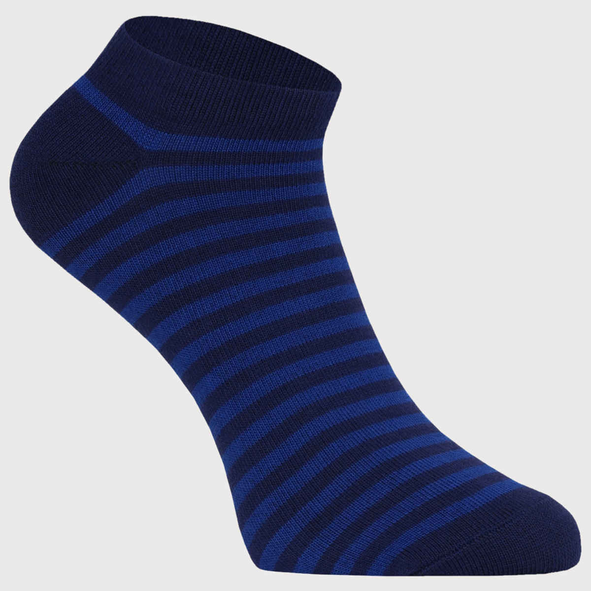 Beyond Unisex Striped Cotton Low Cut Socks | Assorted - Free Size