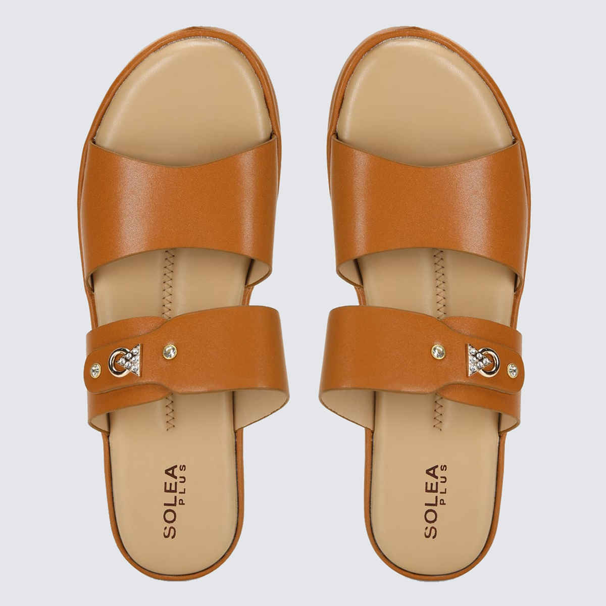 Paragon Women Stylish Lightweight Comfortable Flats Tan - 7
