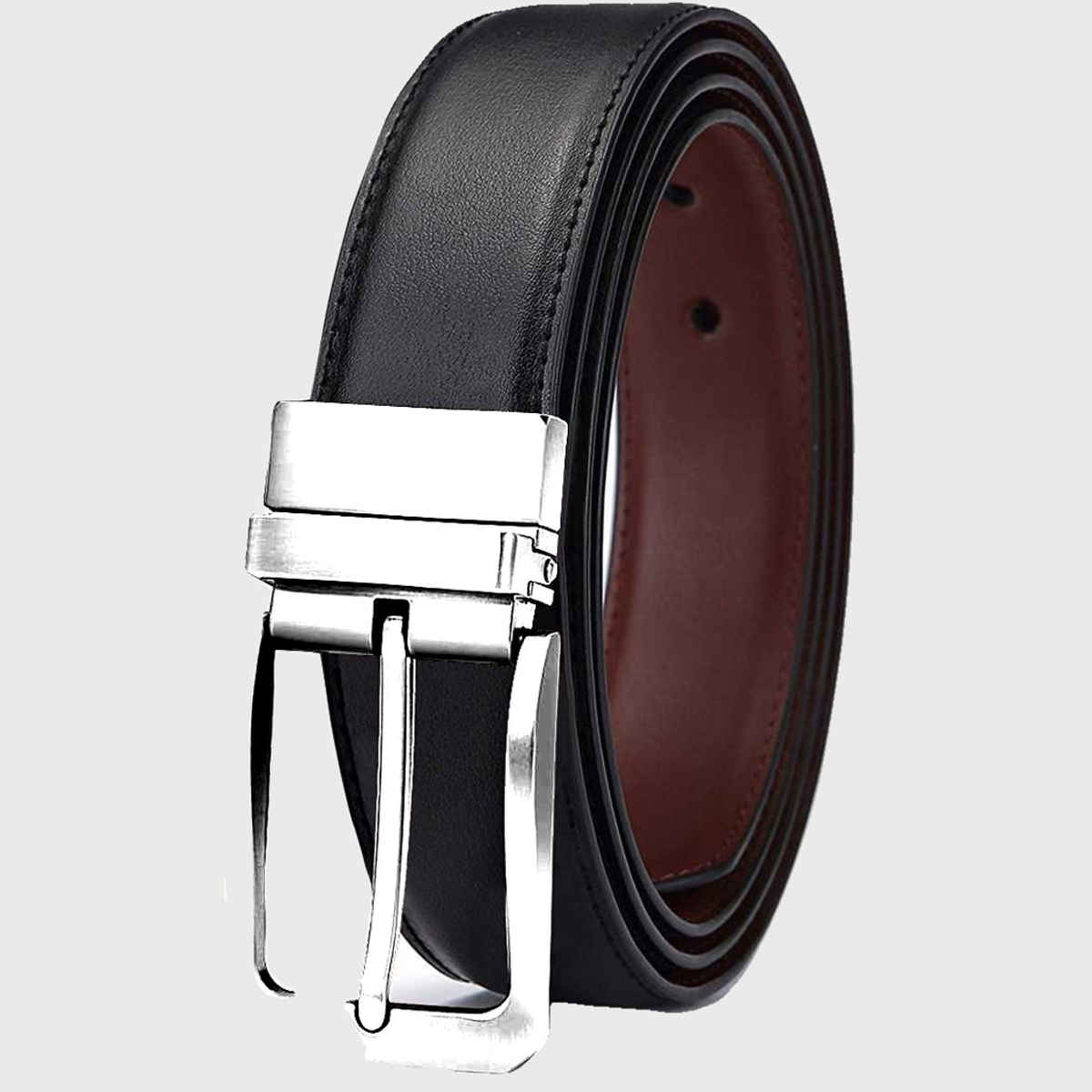 Zoro Men's Reversible Belt for Men | Black/Brown | Can be fits on up to 40 inches Waist size