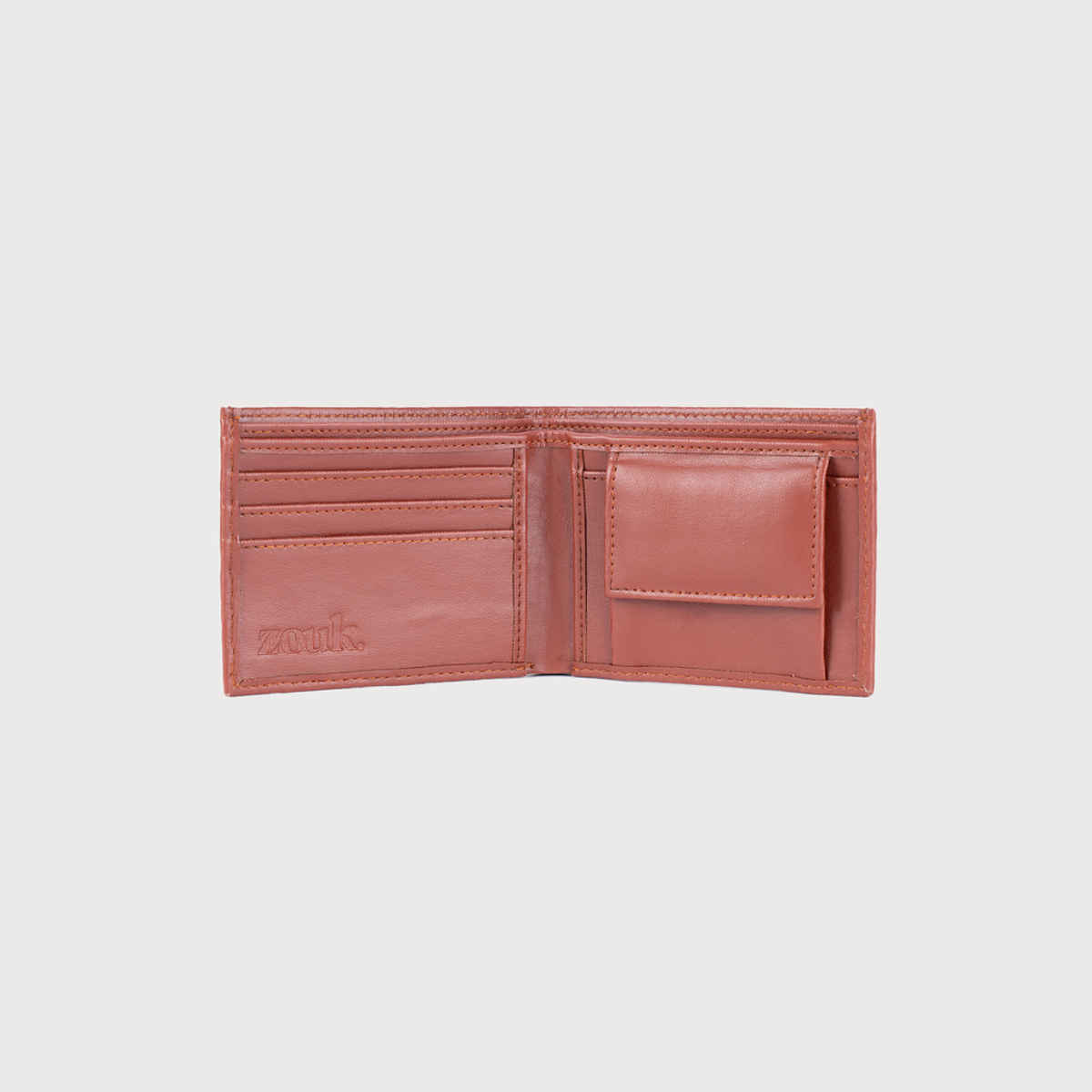 ZOUK Men's Classic Sleek Wallet | Charcoal Abyss