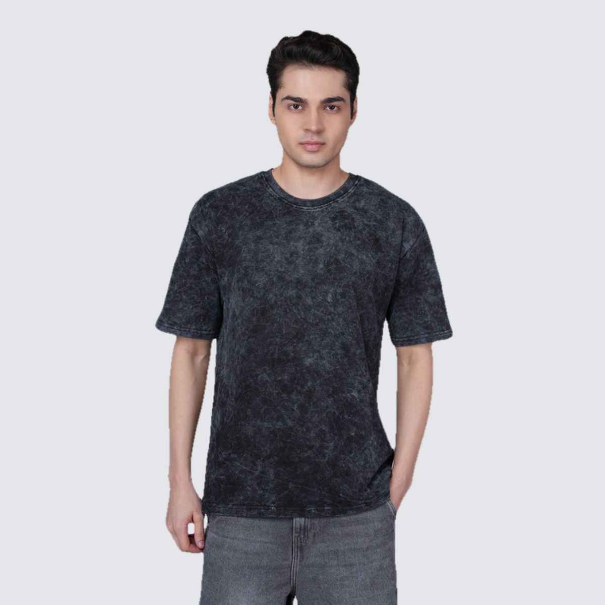 Outlaws Men's Cotton Premium Quality Padyani T-Shirt | Black - 2XL